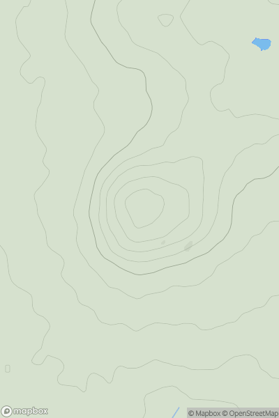 Thumbnail image for Carn Brea [South West England] [SW385280] showing contour plot for surrounding peak